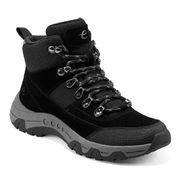 EASY SPIRIT Women's Nylaa Round Toe Hikers Booties Black Sz 8.5