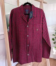 🏆 NWT red plaid sleep shirt