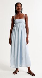 Crinkle Textured Maxi Dress