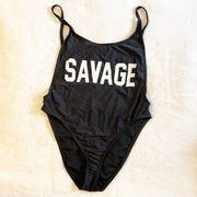 Dippin' Daisy's SAVAGE Cheeky One Piece Swimsuit  - Medium