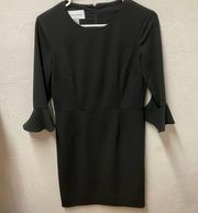Donna Morgan 3/4 Length Black Dress