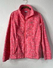 Columbia  Southwestern Coral Fleece Full Zip Jacket Size Large