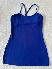 Lululemon Power Y Sapphire Blue Tank Size 4