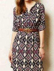 Holding Horses Mira Ikat Tribal Dress Anthropologie Size 4