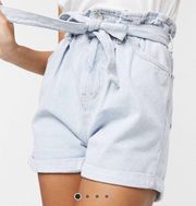 ASOS Paperbag Jean Shorts