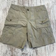 London Jean Tan Cotton Chino Shorts Size 6