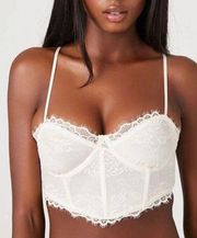 NWOT  Lace Corset bustier Bra top