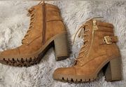 Like New GBG Guess Los Angeles Jaydyn Combat Boots