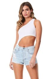 One Shoulder Cutout Bodysuit