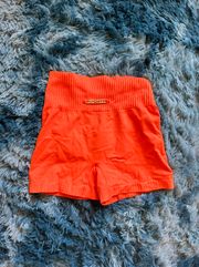 Orange Spandex Shorts