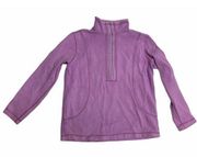 Tommy Bahama Half Zip Pullover Long Sleeve Purple Sweatshirt Size M Medium