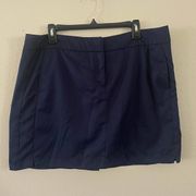 new izod golf blue navy skort size 16