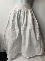 Women's White Pleated Skirt Size Small Grace Karin