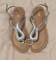 Brash goldish size 9.5 sandal GUC last 2 pics show the signs of wear