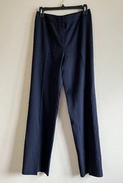 LAFAYETTE 148 NEW YORK WIDE LEG DRESS PANTS‎ BLACK WOMENS SIZE 6 WORK CAREER