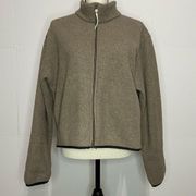 Vintage 80s Woman's Size XL Woolrich Full Zip Polartec Fleece Jacket