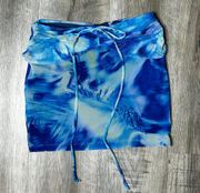 Blue Tie Dye Skirt