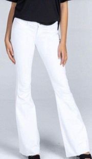 White Flare Jeans