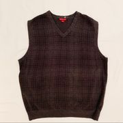 Merona Grey Plaid Sweater Vest