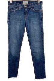 Current Elliott Blue Stagecoach The Ankle Skinny Jeans 0 25 in