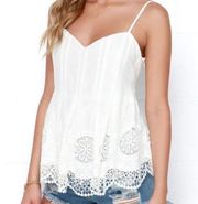 Dance & Marvel | Lace White Top M