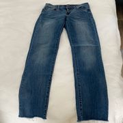 Banana Republic girlfriend cut off jean