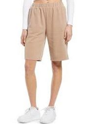 NWT BP. Knit Knee Length Shorts In Tan Nougat Size XXS