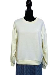 round neck long sleeve sweater