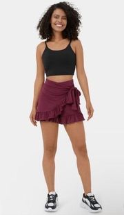 New Halara Everyday Frill High Waisted Lace Up Ruffle Hem Flowy Casual Shorts