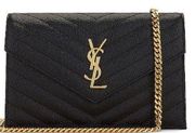 Saint Laurent Cassandra Envelope Chain Wallet Bag