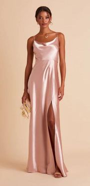 Rose Gold Lisa Long Dress