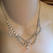 Ri-Etta Princess Crystal 12K GF Vintage Necklace