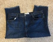 Julia Crop High Cigarette Jeans Size 18