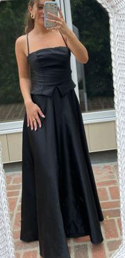 Vintage  black gown sz 3/4