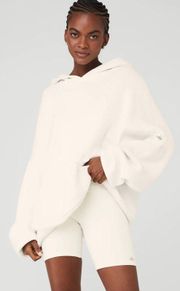 Alo Scholar Hooded Sweater Ivory