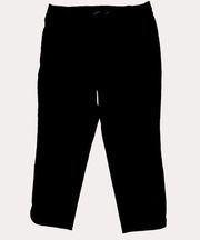 Isaac Mizrahi Live Crop Dress Pants Black 14P