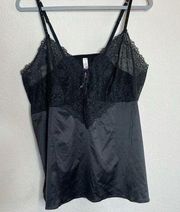 Cacique lace and satin lingerie cami