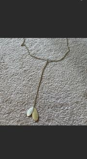 Long Silver And Gold Necklace