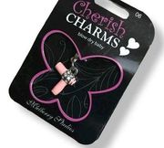 Cherish Charms Blow Dry Baby Pink Hair Dryer Charm Bracelet NEW NWT