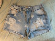 Star Girl Denim Shorts