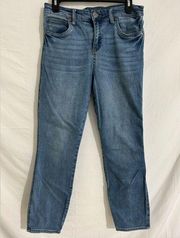 Kut From the Kloth High Rise‎ Ankle Slim Straight Leg Jeans Size 8