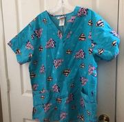 Ladies’ Super Girl Scrub Top (L)