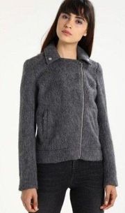 Women’s Size XS Noisy May Brushed Wool Moto Jacket Stitch Fix NWT