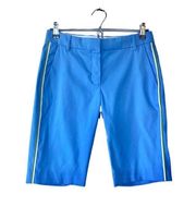 Tory Burch Sport Blue Bermuda Shorts Size 2