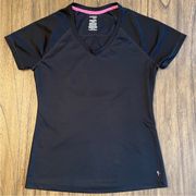 Danskin Now Black Active Workout Top Medium