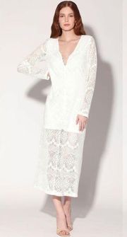 Long Sleeve Marquee Lace Dress Small NEW