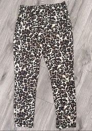 Socialite Jogger Sweatpant Pant Lounge Leopard Comfy Cozy Brown Black Small S