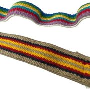 Multicolor Vintage woven Stretch belts Size small/medium