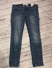 Hollister skinny jeans cropped