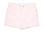 NEW Current Elliot Pale Pink Cutoff High Waist Shorts Size 28